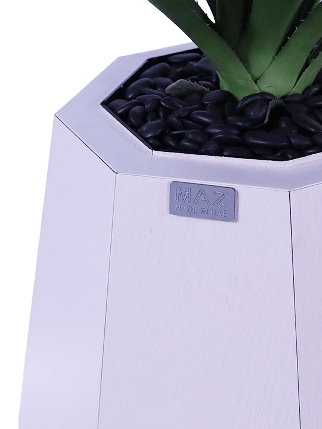 فازة ديكور مودرن للصالون باللون الأبيض – Maz Decoration