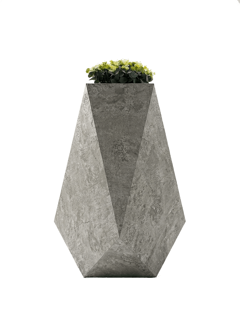 Model - 7 - 2 (Vase) gray tall - MAZ